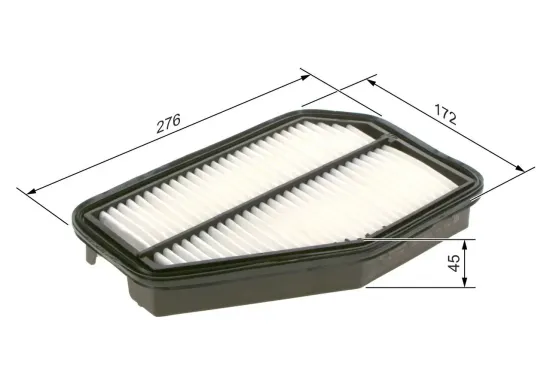 Luftfilter BOSCH F 026 400 580 Bild Luftfilter BOSCH F 026 400 580