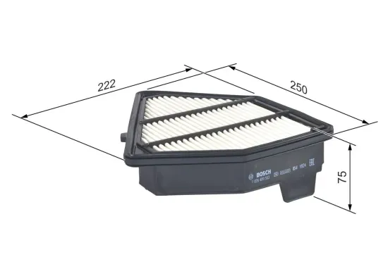 Luftfilter BOSCH F 026 400 583 Bild Luftfilter BOSCH F 026 400 583