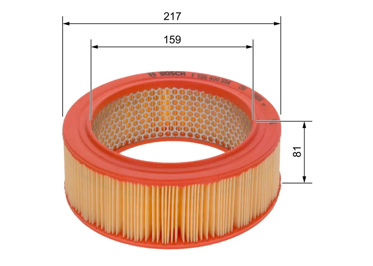 Luftfilter BOSCH F 026 400 594