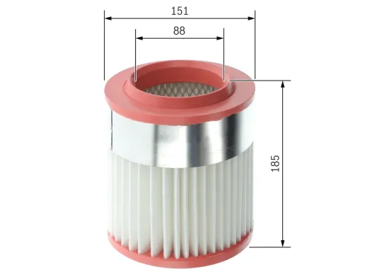Luftfilter BOSCH F 026 400 629 Bild Luftfilter BOSCH F 026 400 629