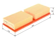 Luftfilter BOSCH F 026 400 631