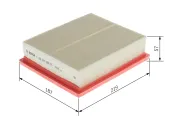 Luftfilter BOSCH F 026 400 669