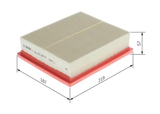 Luftfilter BOSCH F 026 400 669 Bild Luftfilter BOSCH F 026 400 669