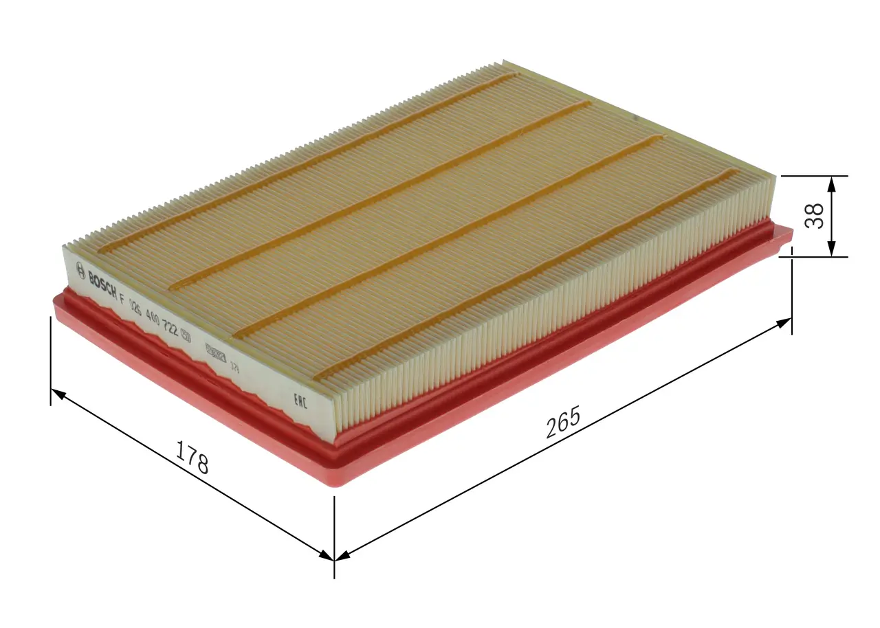 Luftfilter BOSCH F 026 400 722