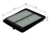 Luftfilter BOSCH F 026 400 723