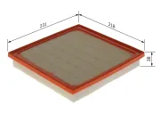 Luftfilter BOSCH F 026 400 743