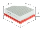 Luftfilter BOSCH F 026 400 767