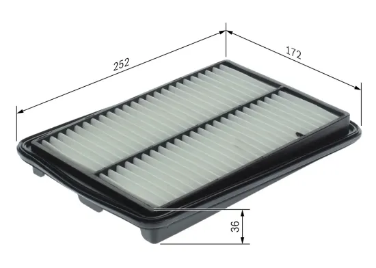 Luftfilter BOSCH F 026 400 798 Bild Luftfilter BOSCH F 026 400 798