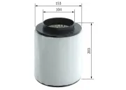 Luftfilter BOSCH F 026 400 804