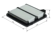Luftfilter BOSCH F 026 400 811