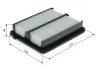 Luftfilter BOSCH F 026 400 825