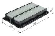 Luftfilter BOSCH F 026 400 827