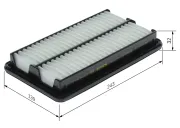 Luftfilter BOSCH F 026 400 830