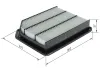 Luftfilter BOSCH F 026 400 831