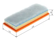 Luftfilter BOSCH F 026 400 873