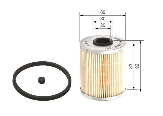 Kraftstofffilter BOSCH F 026 402 047 Bild Kraftstofffilter BOSCH F 026 402 047