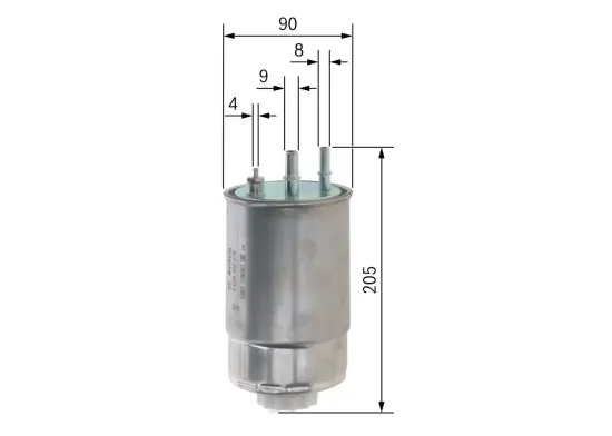 Kraftstofffilter BOSCH F 026 402 076 Bild Kraftstofffilter BOSCH F 026 402 076