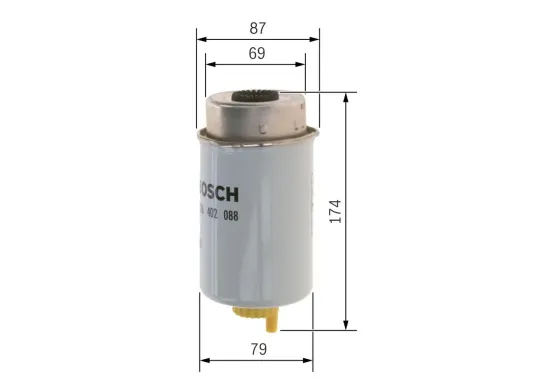 Kraftstofffilter BOSCH F 026 402 088 Bild Kraftstofffilter BOSCH F 026 402 088