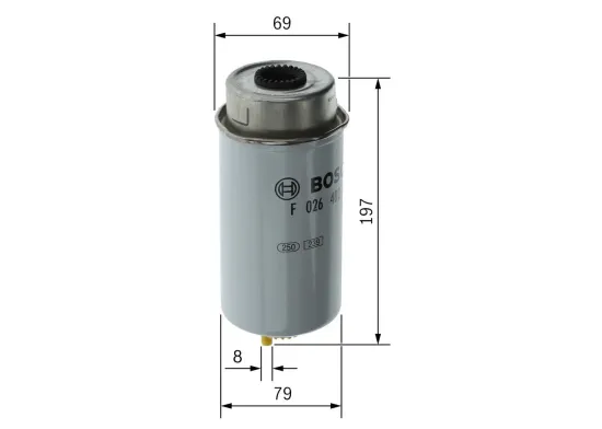 Kraftstofffilter BOSCH F 026 402 122 Bild Kraftstofffilter BOSCH F 026 402 122