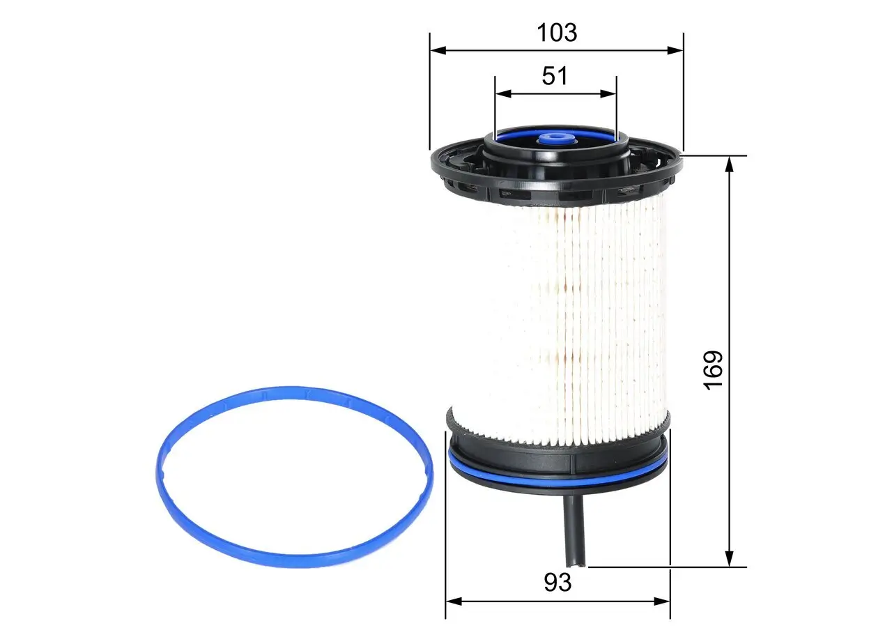 Kraftstofffilter BOSCH F 026 402 207