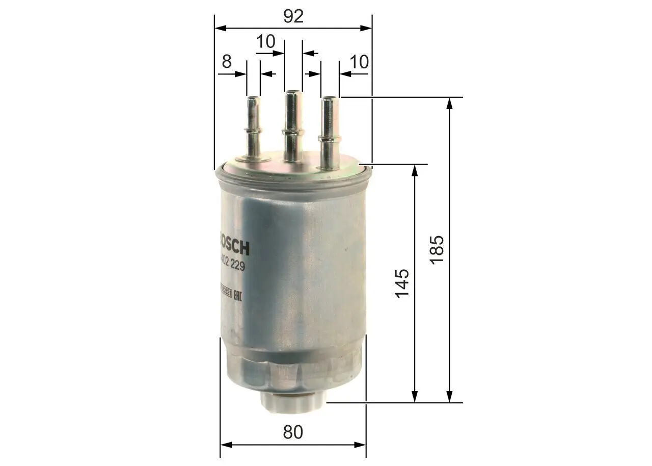 Kraftstofffilter BOSCH F 026 402 229