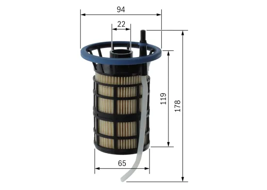 Kraftstofffilter BOSCH F 026 402 291 Bild Kraftstofffilter BOSCH F 026 402 291