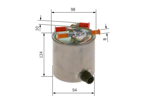 Kraftstofffilter BOSCH F 026 402 742 Bild Kraftstofffilter BOSCH F 026 402 742