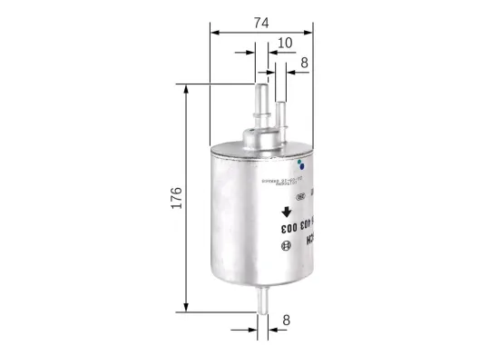 Kraftstofffilter BOSCH F 026 403 003 Bild Kraftstofffilter BOSCH F 026 403 003