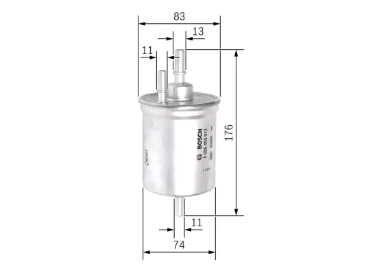 Kraftstofffilter BOSCH F 026 403 012 Bild Kraftstofffilter BOSCH F 026 403 012