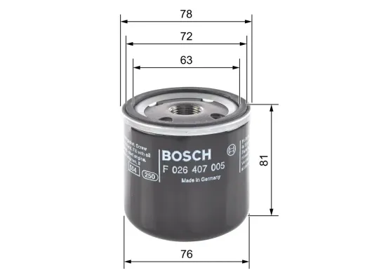 Ölfilter BOSCH F 026 407 005 Bild Ölfilter BOSCH F 026 407 005