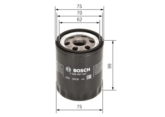 Ölfilter BOSCH F 026 407 027 Bild Ölfilter BOSCH F 026 407 027