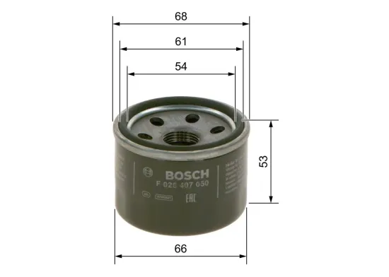 Ölfilter BOSCH F 026 407 050 Bild Ölfilter BOSCH F 026 407 050