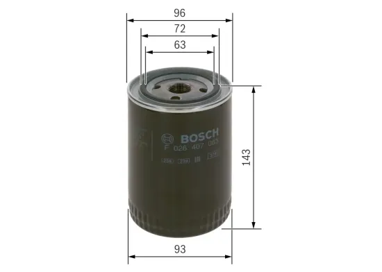 Ölfilter BOSCH F 026 407 083 Bild Ölfilter BOSCH F 026 407 083