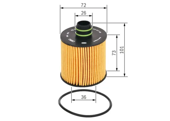 Ölfilter BOSCH F 026 407 108 Bild Ölfilter BOSCH F 026 407 108