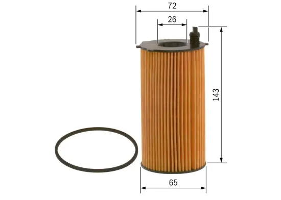 Ölfilter BOSCH F 026 407 207 Bild Ölfilter BOSCH F 026 407 207