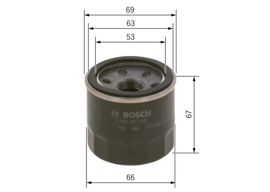 Ölfilter BOSCH F 026 407 210 Bild Ölfilter BOSCH F 026 407 210