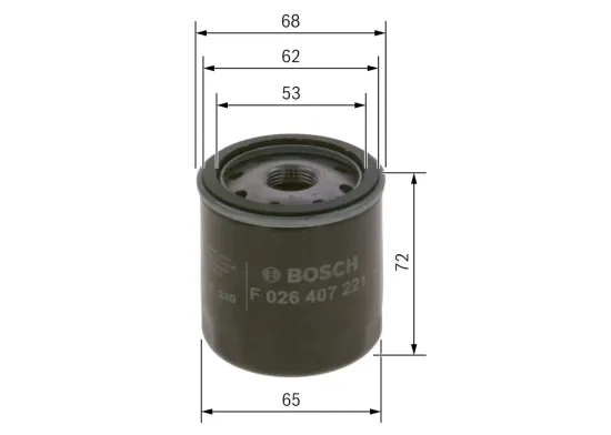 Ölfilter BOSCH F 026 407 221 Bild Ölfilter BOSCH F 026 407 221