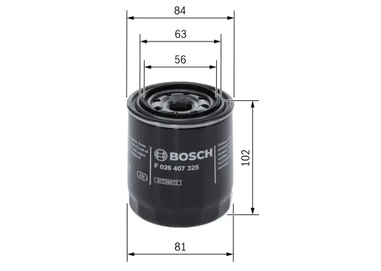 Ölfilter BOSCH F 026 407 325 Bild Ölfilter BOSCH F 026 407 325