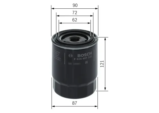 Ölfilter BOSCH F 026 407 332 Bild Ölfilter BOSCH F 026 407 332