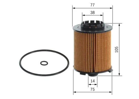 Ölfilter BOSCH F 026 407 391 Bild Ölfilter BOSCH F 026 407 391