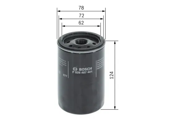 Ölfilter BOSCH F 026 407 401 Bild Ölfilter BOSCH F 026 407 401