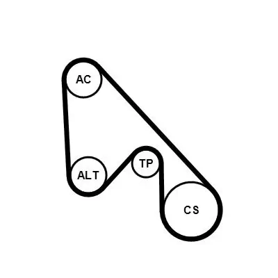 Keilrippenriemensatz CONTITECH 5PK1145K1 Bild Keilrippenriemensatz CONTITECH 5PK1145K1