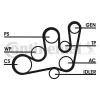 Keilrippenriemensatz CONTITECH 6PK1642D1 Bild Keilrippenriemensatz CONTITECH 6PK1642D1