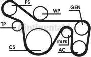 Keilrippenriemensatz CONTITECH 6PK1720D1
