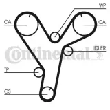 Zahnriemen CONTITECH CT1080