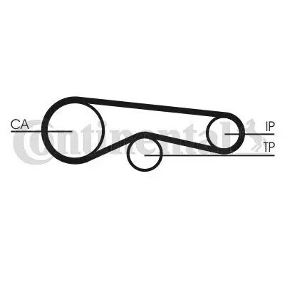 Zahnriemen CONTITECH CT1094 Bild Zahnriemen CONTITECH CT1094