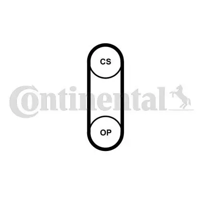 Zahnriemen CONTITECH CT1218 Bild Zahnriemen CONTITECH CT1218