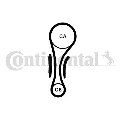 Zahnriemensatz CONTITECH CT1210K1 Bild Zahnriemensatz CONTITECH CT1210K1