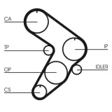 Zahnriemen CONTITECH CT577