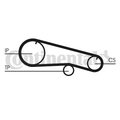 Zahnriemen CONTITECH CT668